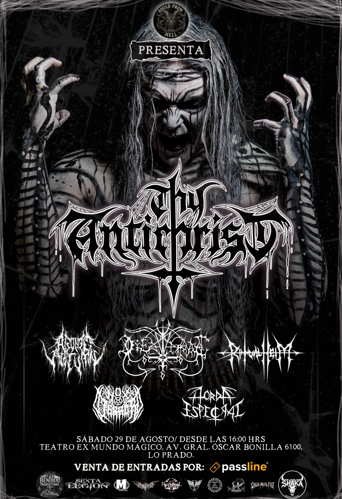 Thy Antichrist por primera vez en Chile este 29 de agosto